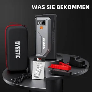 POWERBANK Starthilfe 7000A Auto 12V Benzine Diesel LED USB — miniatuur 7