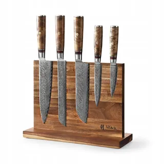 WAKOLI Damast Messenset 6-delig VG10 Kern Ahornhouten Handvat — miniatuur 1