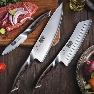 WAKOLI Damast Messenset 6-delig VG10 Kern Ahornhouten Handvat — miniatuur 15