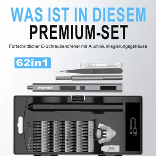 HYCHIKA Elektrische Precisieschroevendraaierset 62-in-1 Voor Elektronica — miniatuur 6