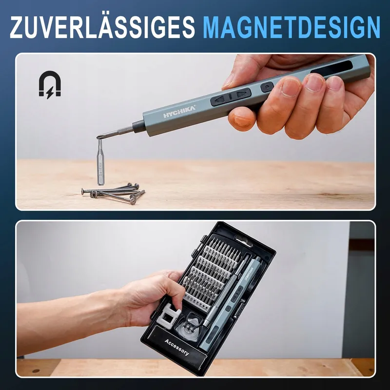 HYCHIKA Elektrische Precisieschroevendraaierset 62-in-1 Voor Elektronica — foto 7