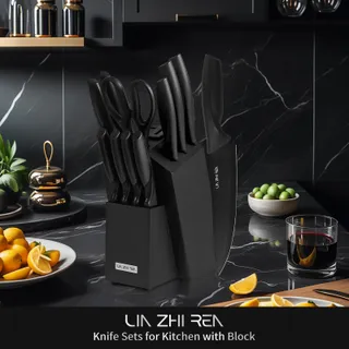 LIN ZHI REN Messenset 13-delig Blok Slijper — miniatuur 7