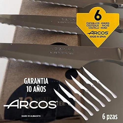 ARCOS Vleesmessenset 6-delig RVS Monoblock Handvat — foto 7