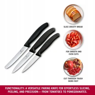 VICTORINOX Swiss Classic Keukenmessenset 3-delig Roestvrij Staal — miniatuur 3