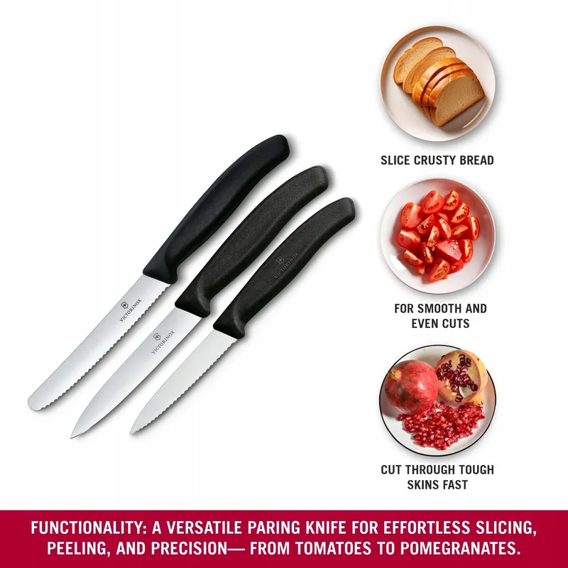 VICTORINOX Swiss Classic Keukenmessenset 3-delig Roestvrij Staal — foto 3