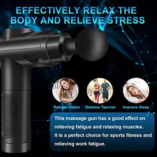 MASSAGEPISTOLE Massagepistool 30 Standen LCD 10 Koppen — miniatuur 8