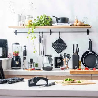 MASTERCHEF Keukenmessenset 5-delig Roestvrij Staal Zwart — miniatuur 9
