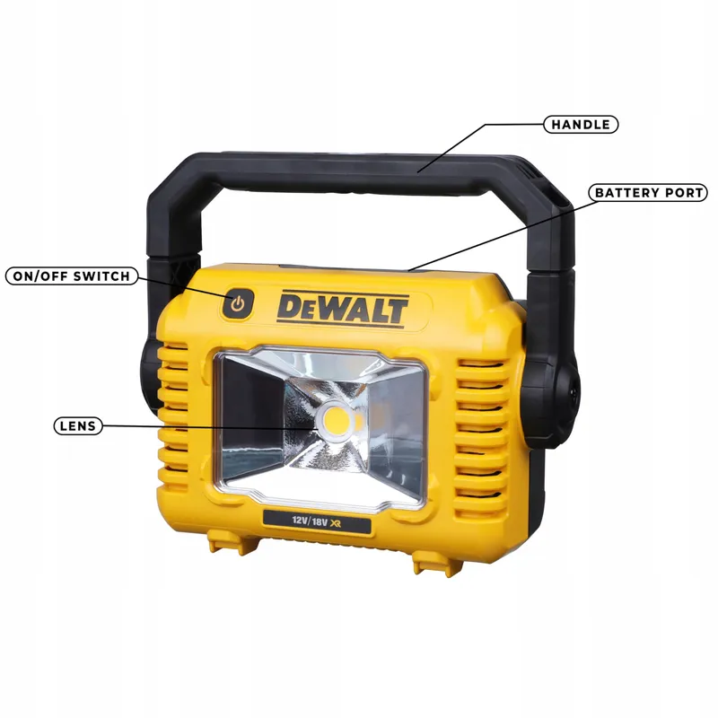 DEWALT DCL077 LED Bouwlamp 2000 Lumen IP54 Zonder Accu Lader — foto 2