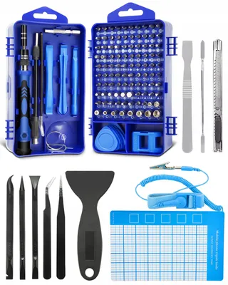 EVENTRONIC Precisieschroevendraaierset 132-in-1 voor Elektronica — miniatuur 1