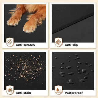 KYG Autostoelhoes Voor Honden Waterdicht Antislip 146x146cm — miniatuur 4