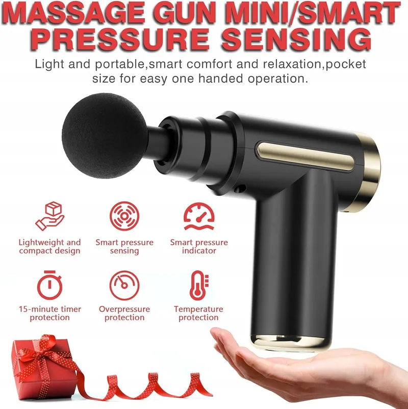 COTSCOO Mini Massagepistool 4 Koppen Stil Draagbaar — foto 5