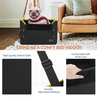 PETSFIT Autostoel Kleine Honden met Riem en Kussen — miniatuur 9