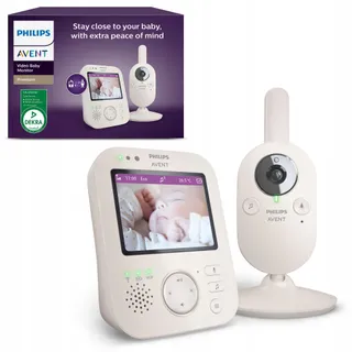 PHILIPS Avent Babyfoon Camera 3,5 Inch Zoom Thermometer — miniatuur 2