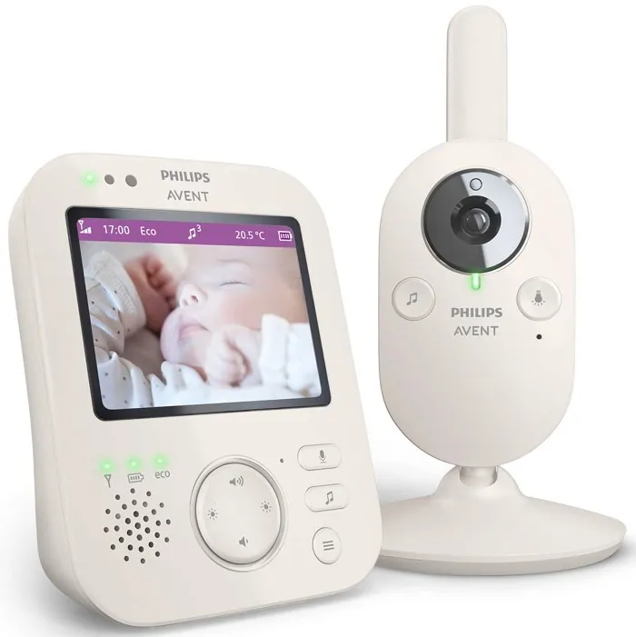PHILIPS Avent Babyfoon Camera 3,5 Inch Zoom Thermometer — foto 8