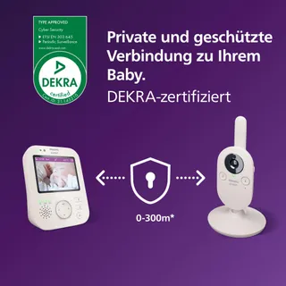 PHILIPS Avent Babyfoon Camera 3,5 Inch Zoom Thermometer — miniatuur 6