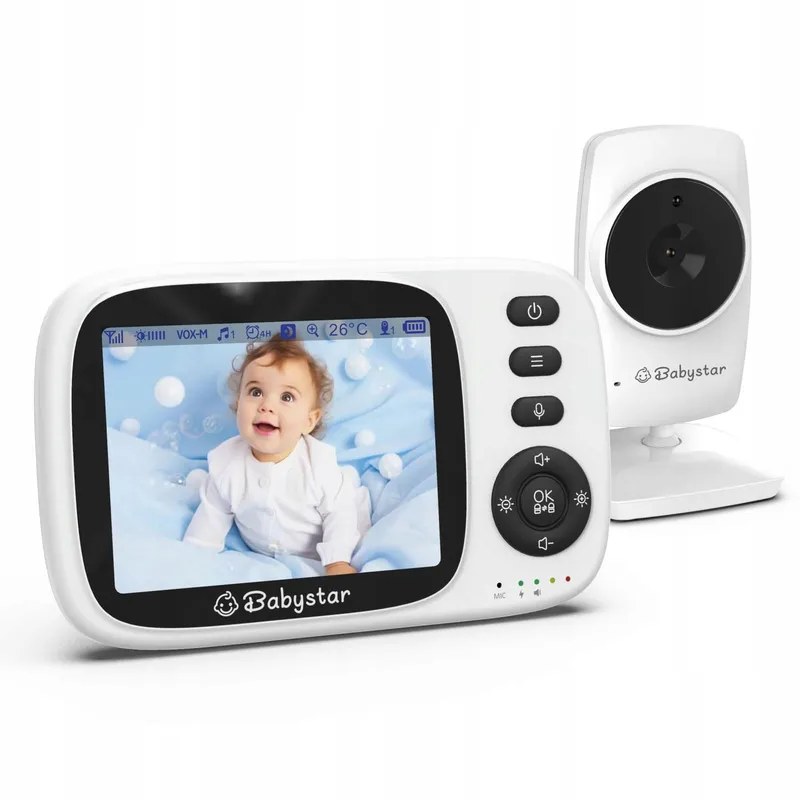 BABYSTAR Babyfoon Met Camera 3,2" Nachtzicht Audio VOX 2100mAh — foto 1