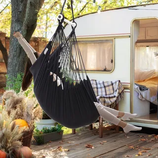 OHUHU Hangstoel XL 2 Kussens Montageset tot 150kg Antraciet — miniatuur 6