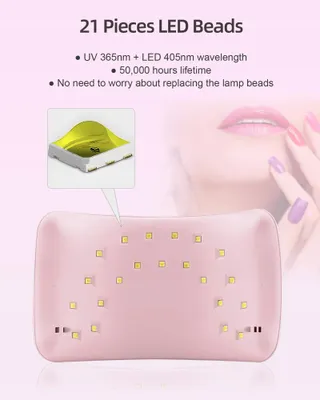 SUNUV UV LED Nagellamp met Timer en Sensor — miniatuur 12