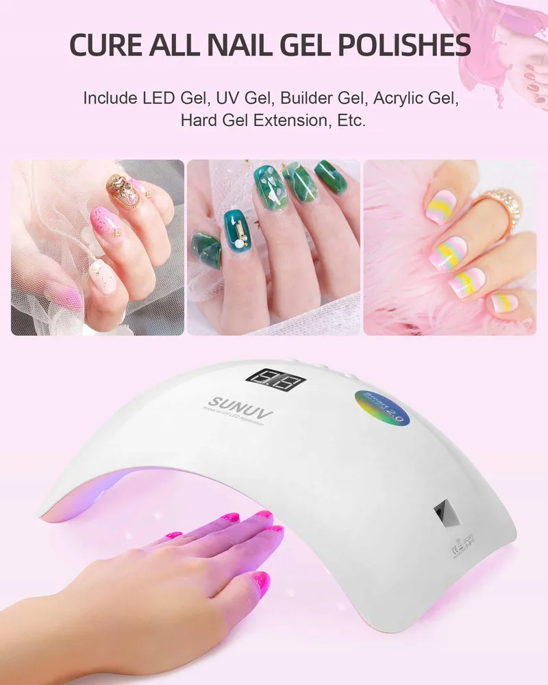 SUNUV UV LED Nagellamp met Timer en Sensor — foto 7