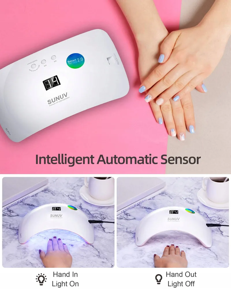 SUNUV UV LED Nagellamp met Timer en Sensor — foto 5