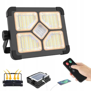 ERAY 150W LED Bouwlamp Solar Accu Met Afstandsbediening — miniatuur 7