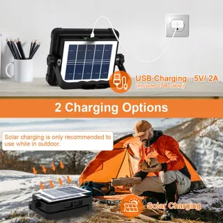 ERAY 150W LED Bouwlamp Solar Accu Met Afstandsbediening — miniatuur 3