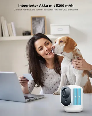COCOCAM Binnencamera 2K WiFi 5200mAh Alexa PIR AI — miniatuur 2