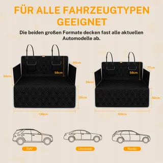 TOOZEY Kofferbakbescherming Hond Waterdicht met Zijbescherming — miniatuur 8