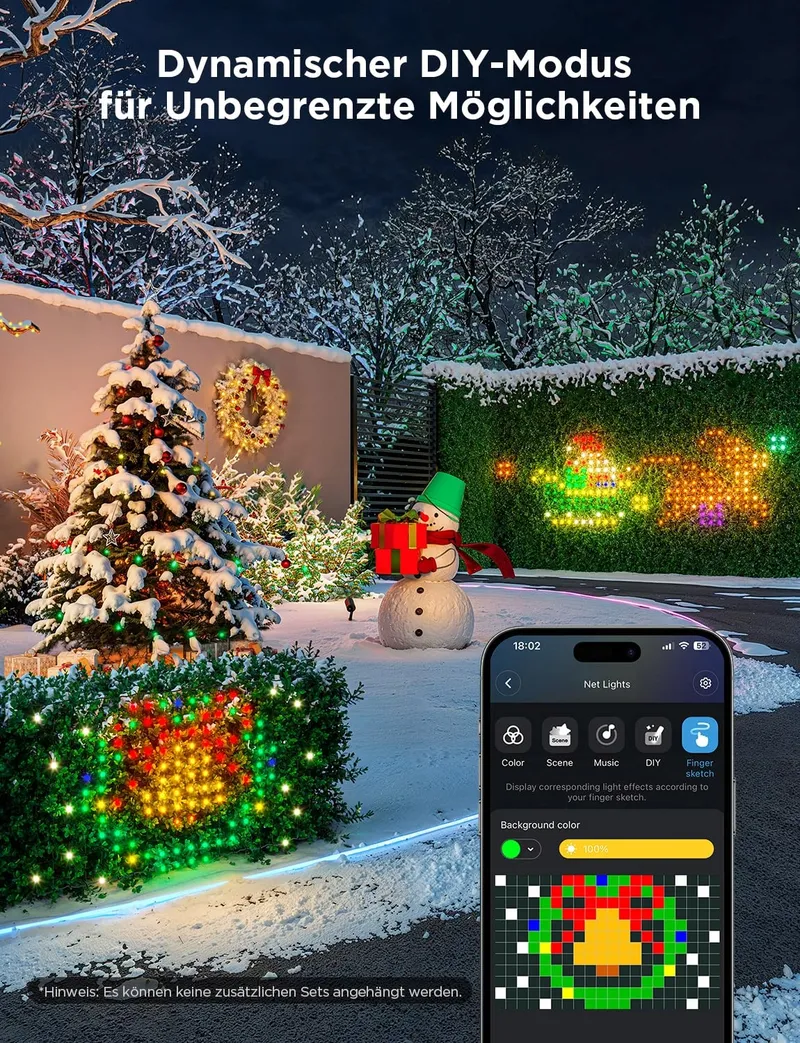 GOVEE Smart Lichternet LED 480 Buiten IP65 Alexa Halloween — foto 2