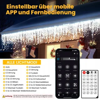 GOVEE Smart Lichternet LED 480 Buiten IP65 Alexa Halloween — miniatuur 16