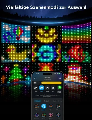 GOVEE Smart Lichternet LED 480 Buiten IP65 Alexa Halloween — miniatuur 6