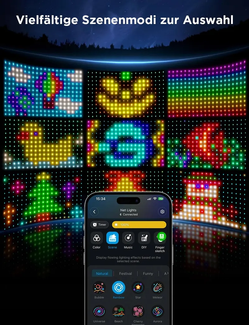 GOVEE Smart Lichternet LED 480 Buiten IP65 Alexa Halloween — foto 6