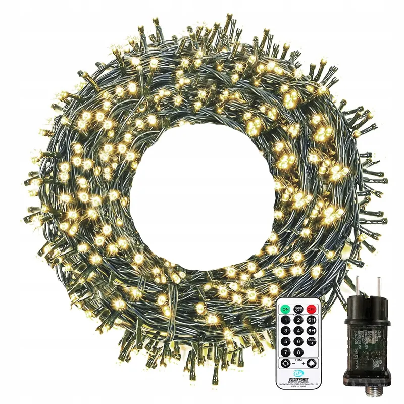 BOWFAR Kerstverlichting Buiten Lichtketting 10M 100 LED IP65 — foto 1