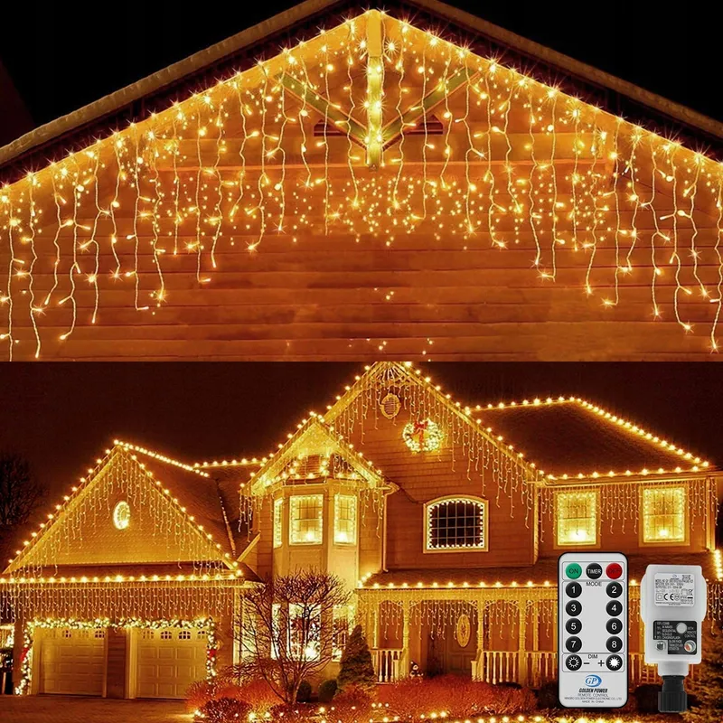CERIAL Lichtgordijn 20M 540LED Buiten Kerst Warmwit — foto 7