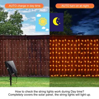 CERIAL Lichtgordijn 20M 540LED Buiten Kerst Warmwit — miniatuur 14