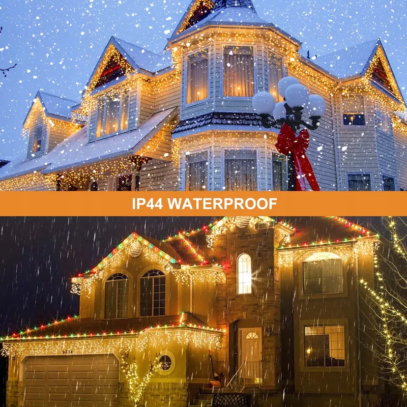 CERIAL Lichtgordijn 20M 540LED Buiten Kerst Warmwit — foto 5