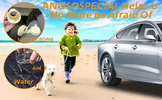 ANOSOSPECIAL Waterdichte Hondenmat Achterbank ISOFIX Auto — miniatuur 5