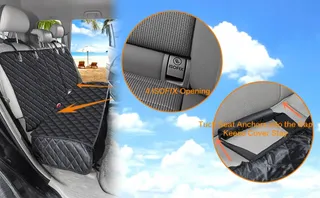ANOSOSPECIAL Waterdichte Hondenmat Achterbank ISOFIX Auto — miniatuur 6
