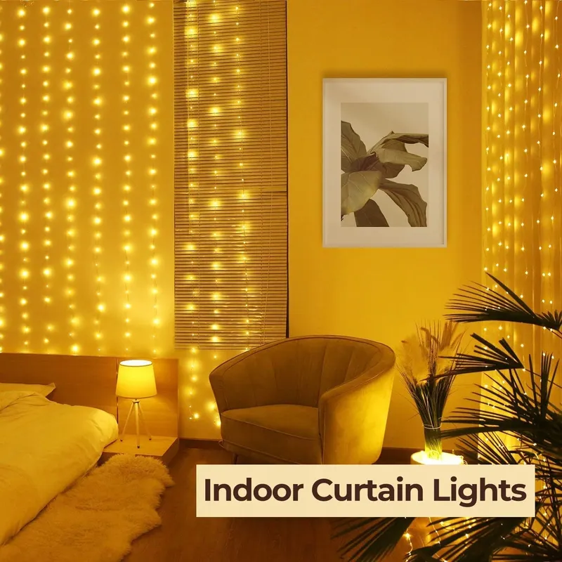 GOVEE Smart LED Gordijn 3x2m RGBIC IP65 Compatibel Alexa — foto 13