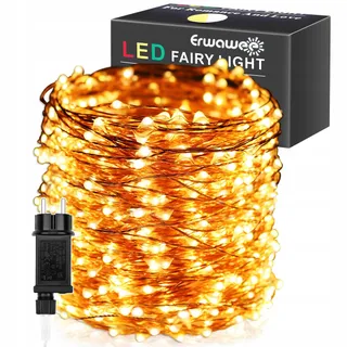 LED Lichtsnoer 100M 1000 LED Kerstboom Waterdicht Warm Wit — miniatuur 1
