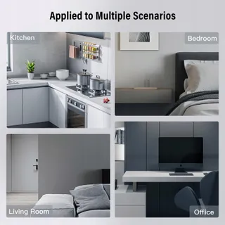 BSEED Schuko Stopcontact USB Type C 20W Glas Grijs — miniatuur 6