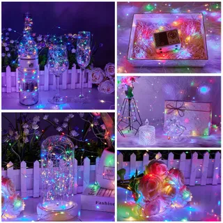 LED Kerstverlichting 200M 2000 LED Waterdicht 8 Modi Warmwit — miniatuur 14