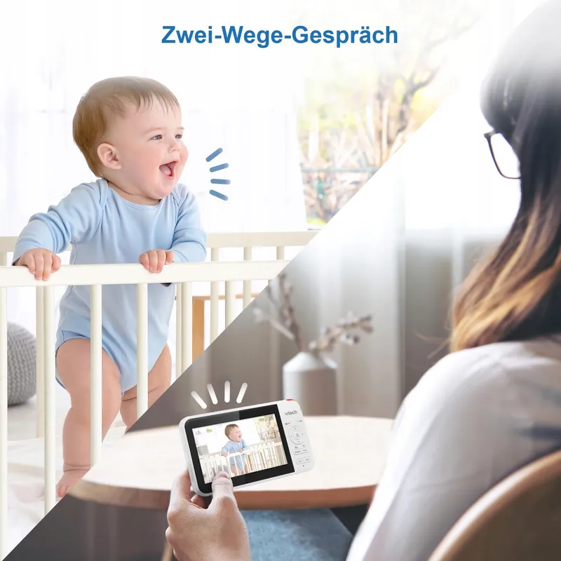 VTECH VM924 Babyfoon Camera 5 Inch 31u Batterij HD Nachtzicht — foto 1