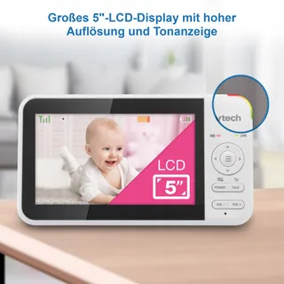 VTECH VM924 Babyfoon Camera 5 Inch 31u Batterij HD Nachtzicht — miniatuur 8