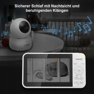 VTECH VM924 Babyfoon Camera 5 Inch 31u Batterij HD Nachtzicht — miniatuur 7
