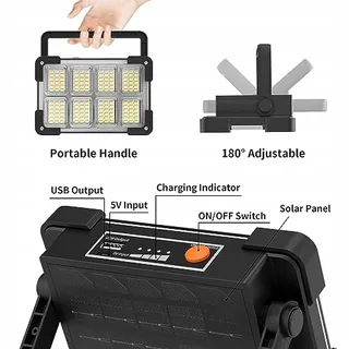 OHAYORI Oplaadbare LED Werklamp Camping USB Powerbank Tuin — miniatuur 5
