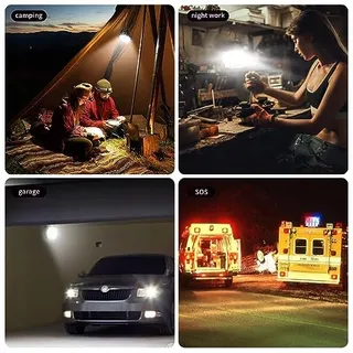 OHAYORI Oplaadbare LED Werklamp Camping USB Powerbank Tuin — miniatuur 7
