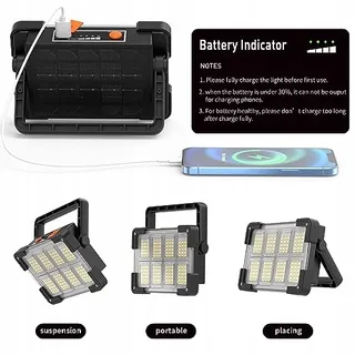 OHAYORI Oplaadbare LED Werklamp Camping USB Powerbank Tuin — miniatuur 3