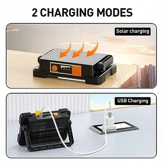 OHAYORI Oplaadbare LED Werklamp Camping USB Powerbank Tuin — miniatuur 4
