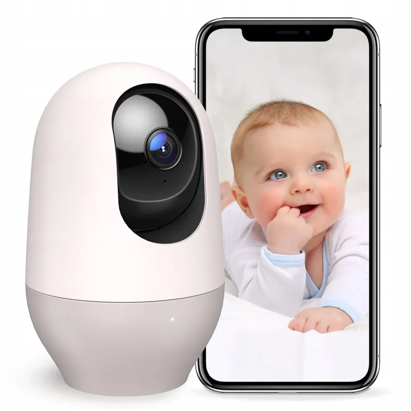 NOOIE Babyfooncamera 360 WiFi 1080P HD Nachtzicht Alexa — foto 2